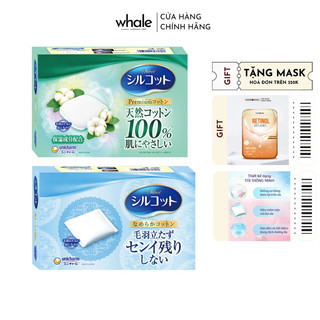 Bông tẩy trang cơ bản silcot 82 miếng / cao cấp silcot premium 66 miếng