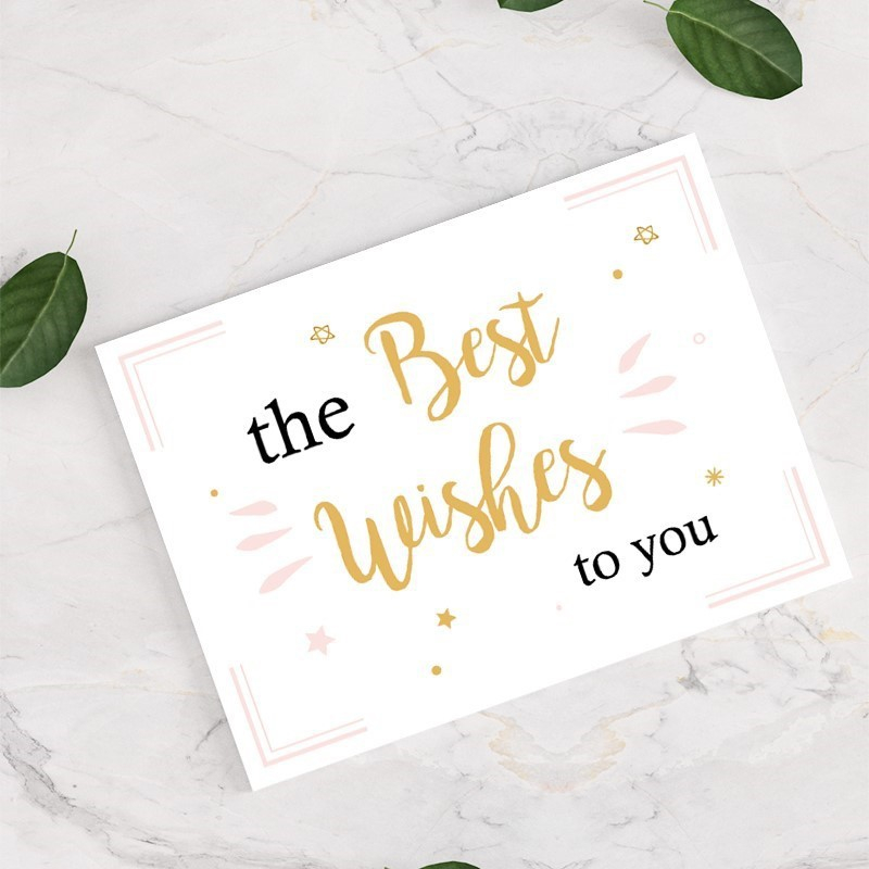 Thiệp chúc mừng sinh nhật, cảm ơn mini giá rẻ BAG U TTRANG02