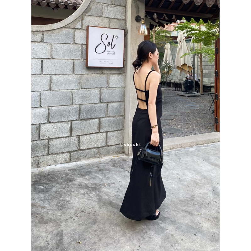 𝐋𝐞𝐫𝐚 𝐓𝐨𝐩 - Áo 2 Dây Linen Hở Lưng ( ảnh chính chủ )