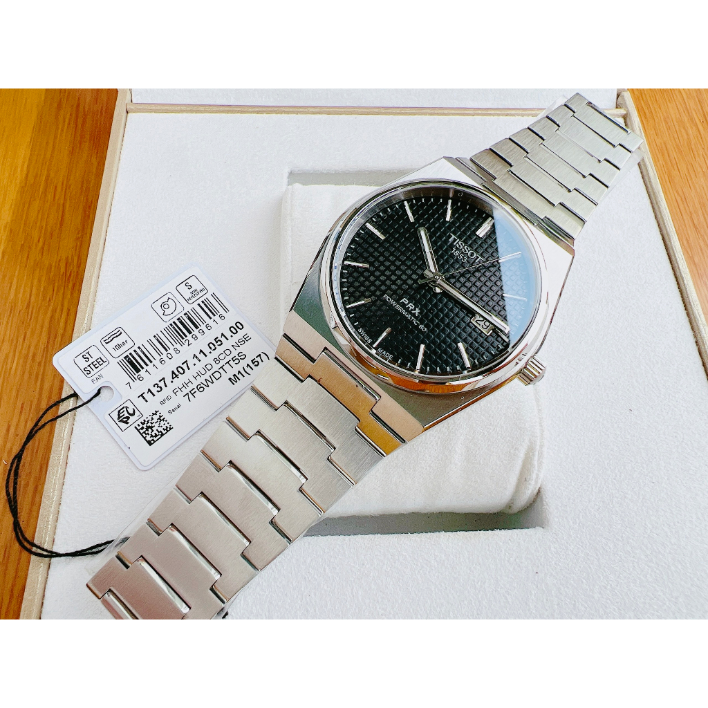 Đồng hồ nam dây thép Tissot PRX Powermatic 80 T137.407.11.051.00