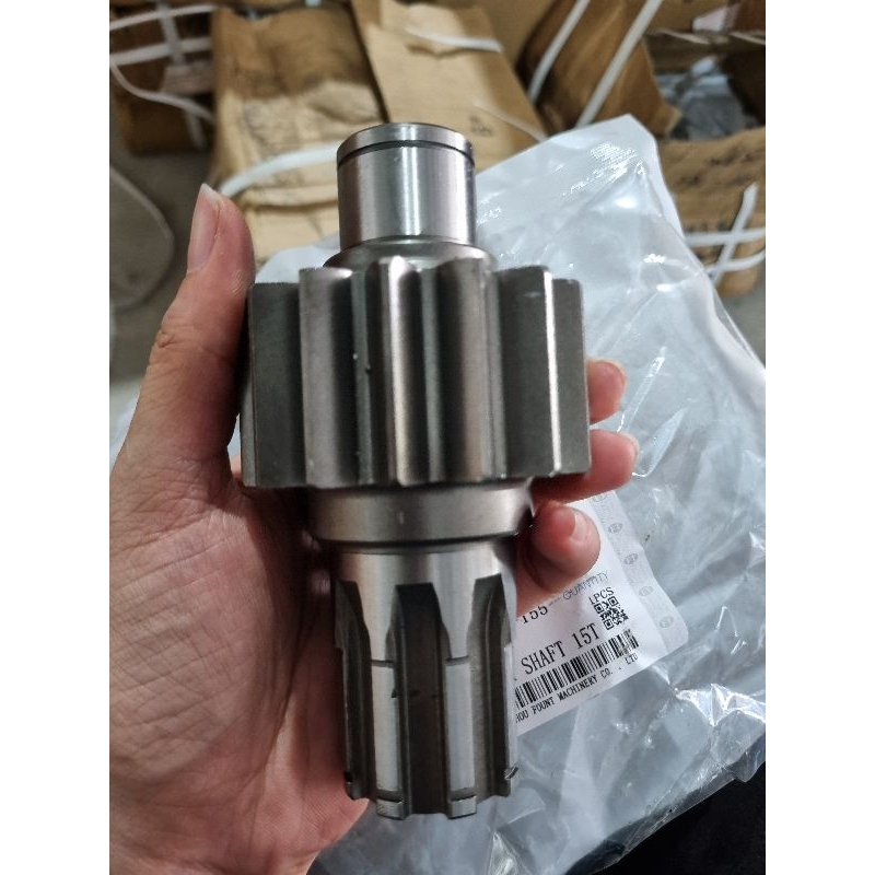 Trục cùi 15 răng 8 then hộp số máy kéo/ máy World/ máy cộ lúa