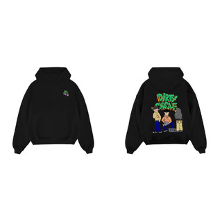 Áo hoodie nam style vintage chất liệu nỉ chân cua dl 380gsm