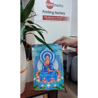 Tranh ảnh phật adida, gỗ gương 20x30 để bàn