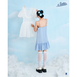 Double Moonshot - Set đầm xoè phối bèo Cotton Cloud