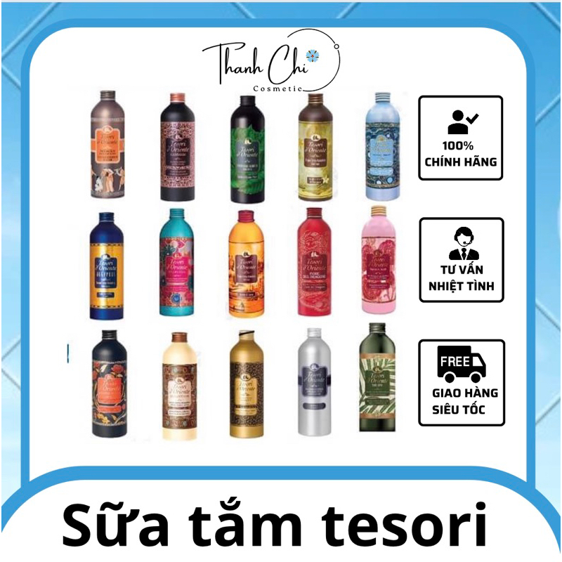 TEROSI Sữa tắm nước hoa Ý Tesori d'Oriente chính hãng 500ml