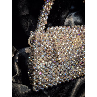 |CRYSTAL BAG| TÚI PHA LÊ ĐAN HẠT LẤP LÁNH
