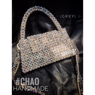 |CRYSTAL BAG| TÚI PHA LÊ ĐAN HẠT LẤP LÁNH