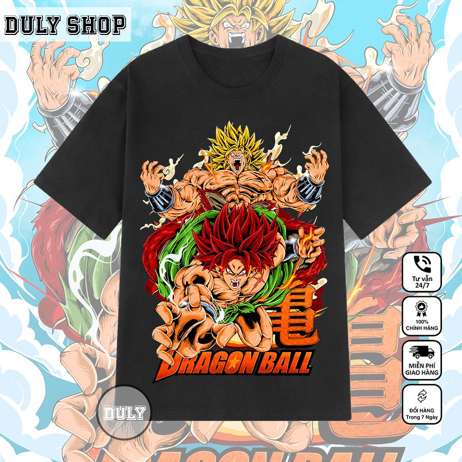 Áo Dragon Ball, Áo Anime 7 Viên Ngọc Rồng mẫu mới nhất, chất cotton co giãn 4 chiều thoáng mát
