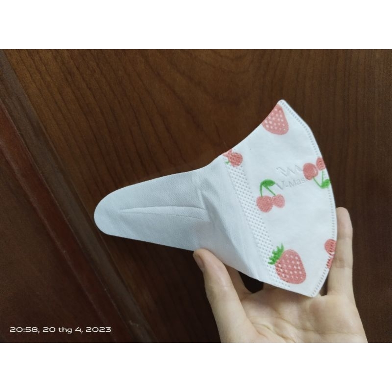 KHẨU TRANG 3D  BÉ GÁI. 1 HỘP 5 GÓI 50 CHIẾC