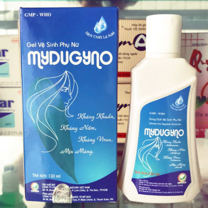 Vẹ sinh phụ nữ Gel mydugyno giảm ngứa viêm hiệu quả