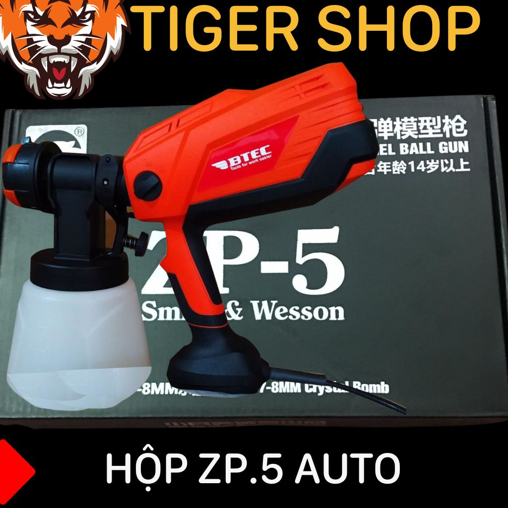 Máy phun sơn tự động zp5 auto full phụ kiện siêu mạnh