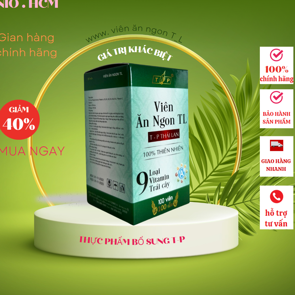 Viên ăn ngon tăng cân T_L.. liệu trình 17 ngày  dùng trải nghiệm