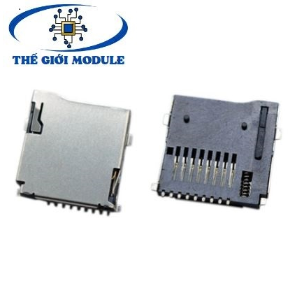 Khay thẻ nhớ Micro SD Card Socket 9-Pin (Combo 10 cái)