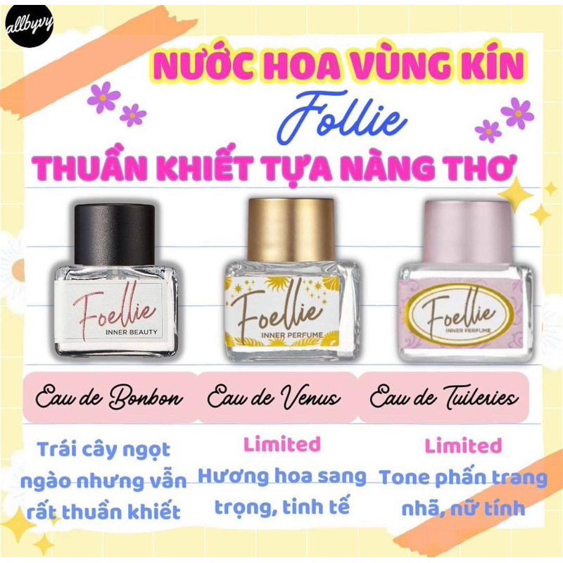 Allbyvy | Nước hoa vùng kín Foellie
