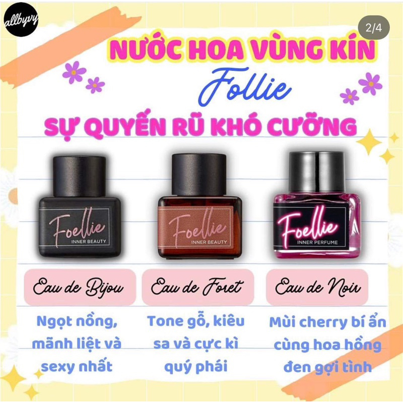 Allbyvy | Nước hoa vùng kín Foellie