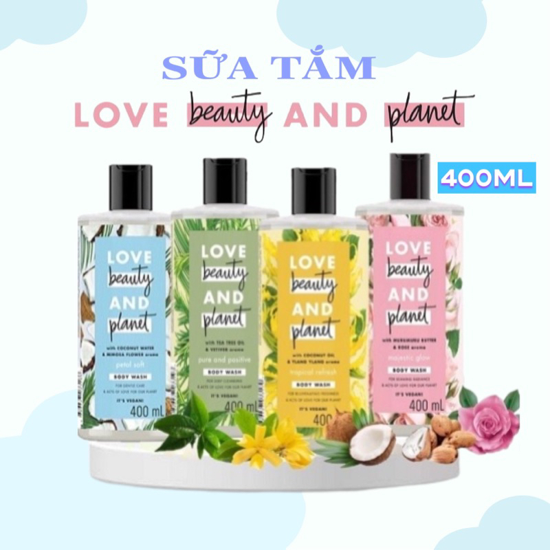 Sữa tắm Love Beauty And Planet Body Wash 400ml