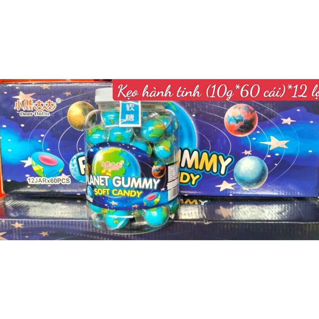 Kẹo Dẻo Có Nhân Hình Con Mắt/ Dưa Hấu/ Dâu / Vịt/ Đào/ Gấu trúc/ Mèo Kitty/ Người Nhện/ Hành Tinh