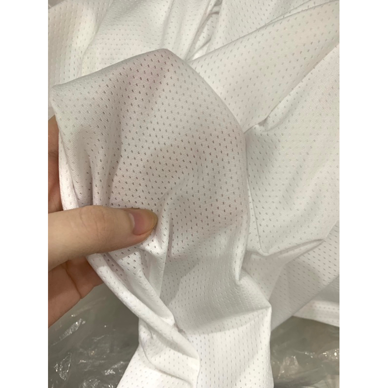 Vải thun lạnh thông hơi trắng tinh (Khổ 1m8)