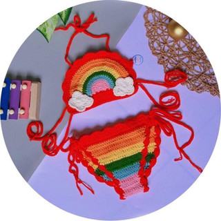 bikini handmade móc thủ công cho bé