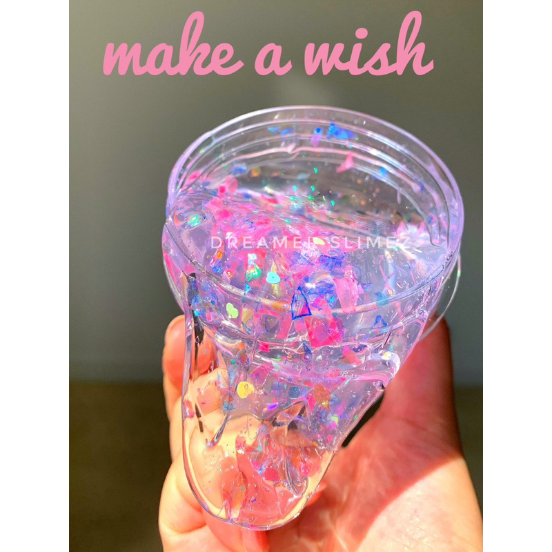 SLIME TRONG ĐIỀU ƯỚC 🔮- MAKE A WISH CLEAR SLIME - ĐỒ CHƠI SLIME CHO BÉ AN TOÀN MÀU SẮC