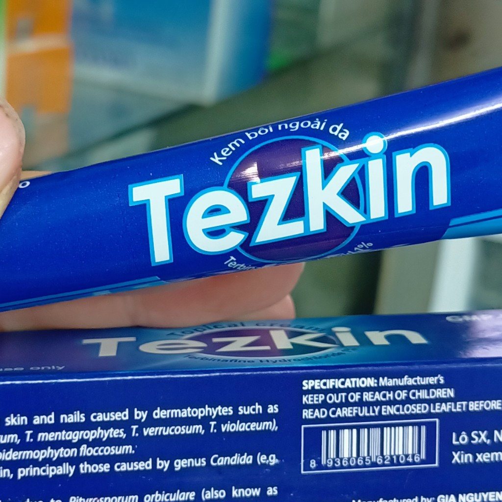 Tezkin kem bôi nấm da tay chân tuýp 10g