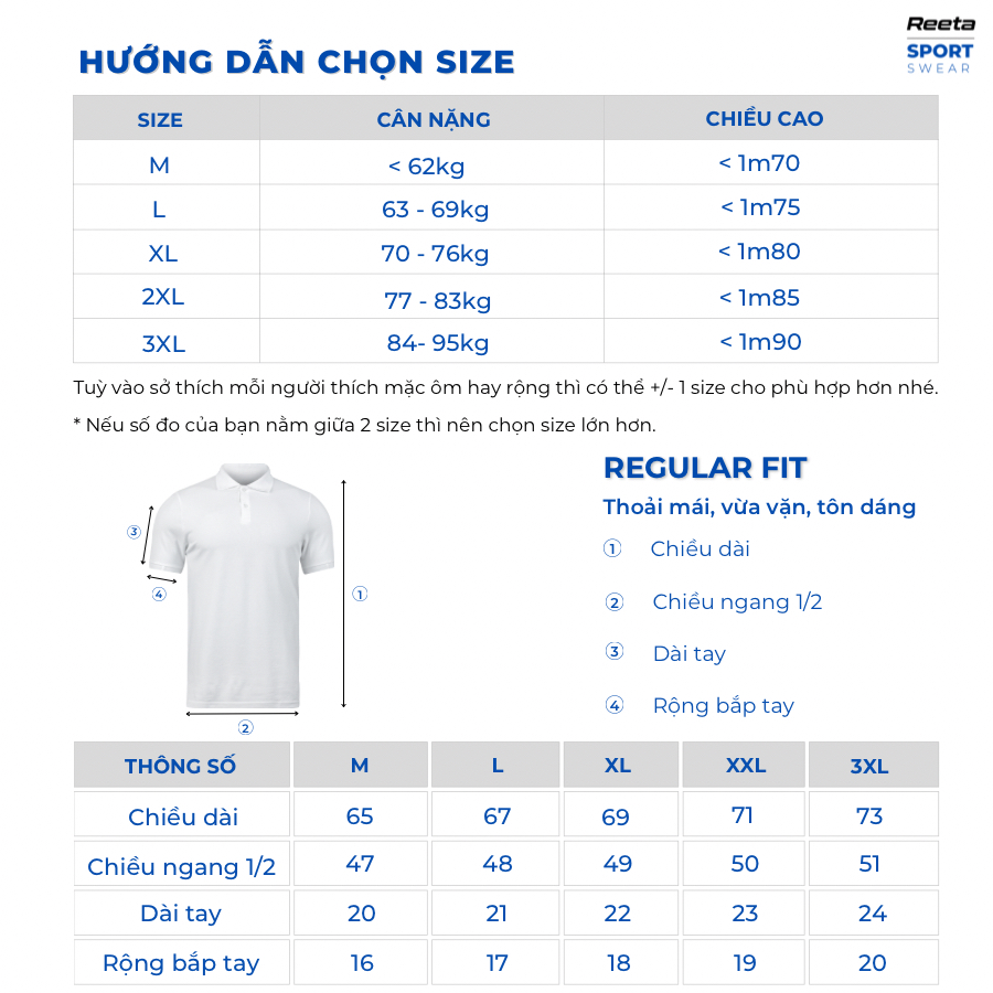 Áo Polo thể thao nam co dãn thoáng khí thoát ẩm nhiều màu Reeta - A2135