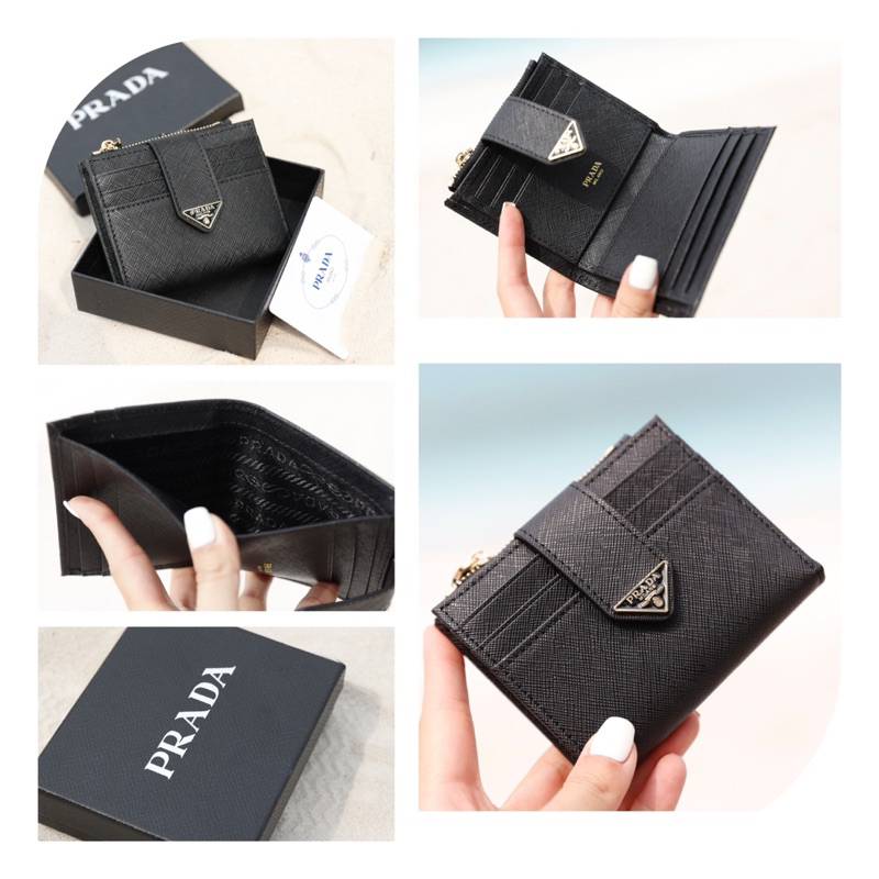 VÍ GẬP NGẮN DA XƯỚC CÓ NẮP CÀI ĐỂ ĐƯỢC NHIỀU THẺ CÓ NGĂN KÉO KHOÁ