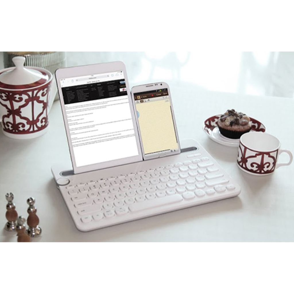 Bàn Phím Blueetoth Logitech K480 - Kết Nối Cùng Lúc 3 Thiết Bị Khác Nhau - Hàng Chính Hãng - BH 1 Năm - Có Xuất VAT