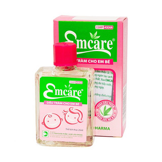 Emcare dầu tràm em bé hỗ trợ phòng ngừa cảm cúm, cảm lạnh, nghẹt mũi, sổ mũi, đau họng, đầy hơi.