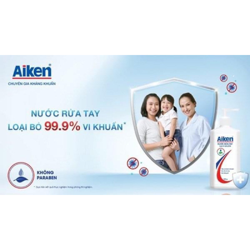 Nước rửa tay Aiken