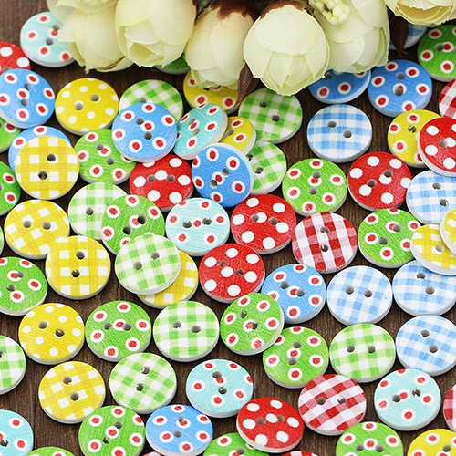 Cúc áo nhựa nhiều hình dạng và màu sắc dễ thương làm đồ handmade