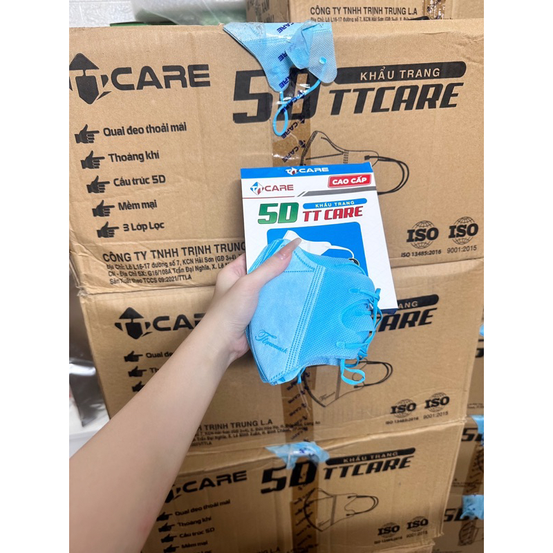 Khẩu trang 5D thùng 100 chiếc