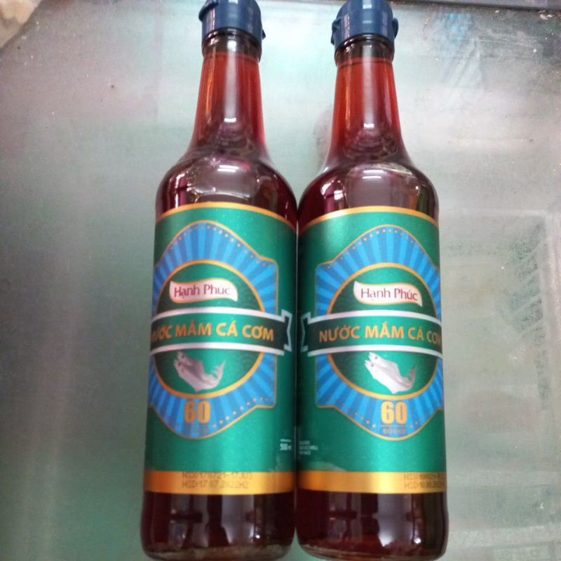 NƯỚC MẮM HẠNH PHÚC 60 độ đam- Nước Mắm Cá Cơm cao cấp