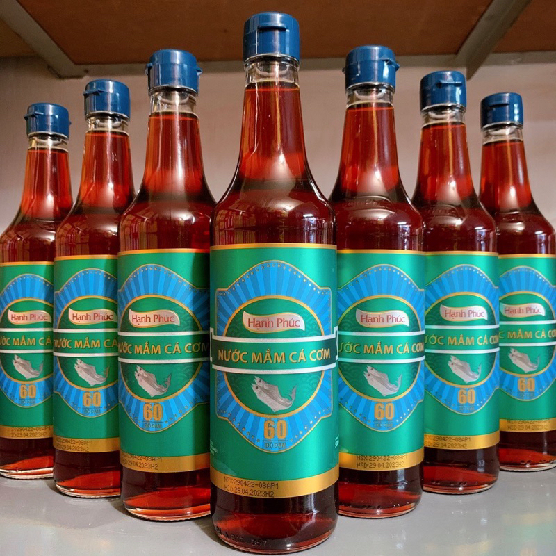 NƯỚC MẮM HẠNH PHÚC 60 độ đam- Nước Mắm Cá Cơm cao cấp