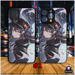 Ốp Lưng IPHONE 6 6s 7 8 7+ 8+ X Xs Max Xr 11 pro max 12 pro 13 pro 14 Pro Plus IP Anime - Hutao - Genshin Impact