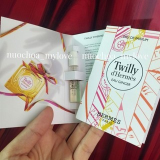 Vial nước hoa Hermes Twilly d'Hermes Eau Ginger EDP