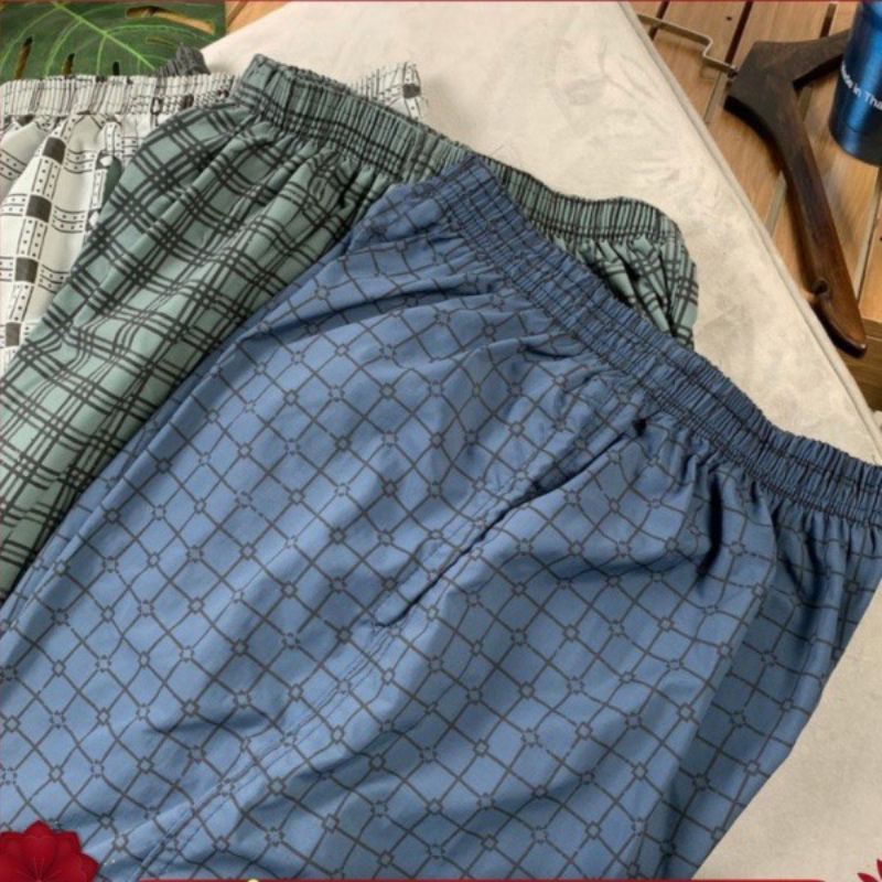Quần Short Nam Đùi kẻ nhiều màu sắc