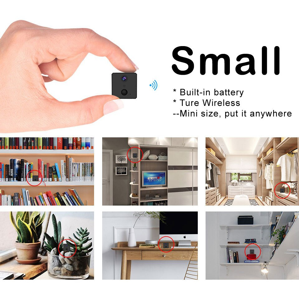 Camera CB72 4G Mini 1080P IP 2600mAh Vstarcam  ko kèm nguồn