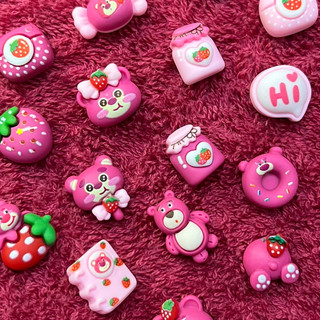 Rb17 - charm nail gấu dâu