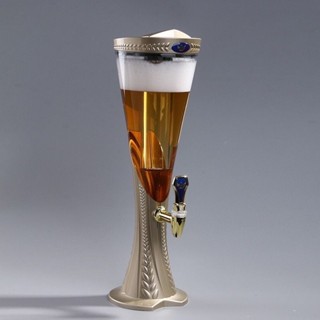 Tháp bia, tháp đựng nước hoa quả 3L có đèn led xịn