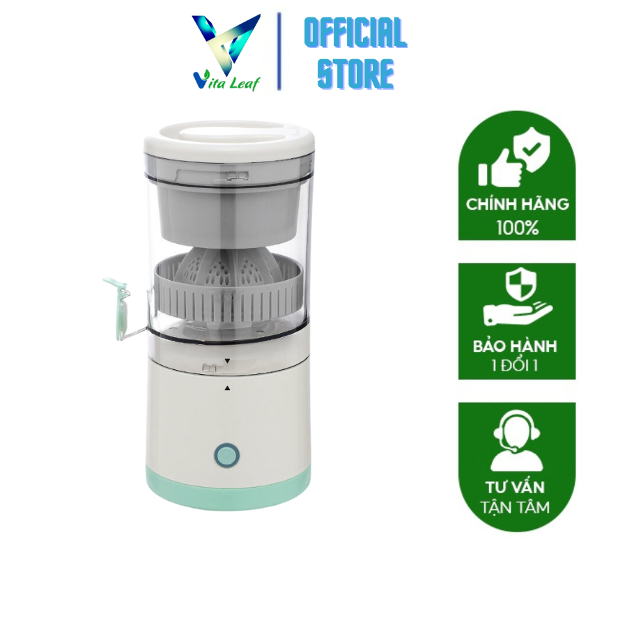 Máy ép trái cây VitaLeafAu - Máy ép tự động đa năng không dây sử dụng sạc USB phù hợp với không gian bếp