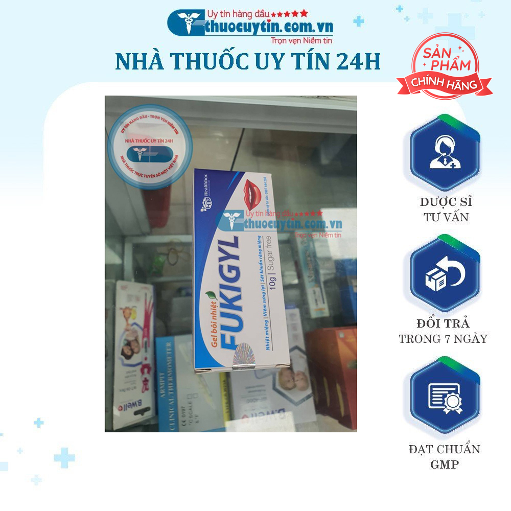 Gel bôi nhiệt miệng Fukigyl - hàng chuẩn nhà thuốc