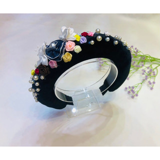 mấn hoa đội đầu nhung cho mẹ và bé lẻ+sỉ