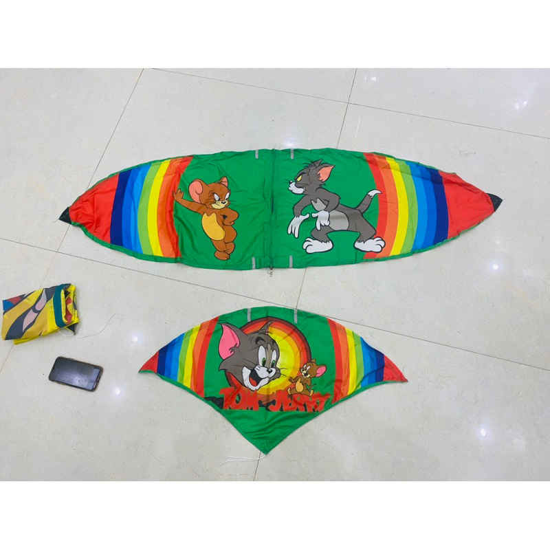 Áo diều xỏ khung 1m7 hàng vải caro