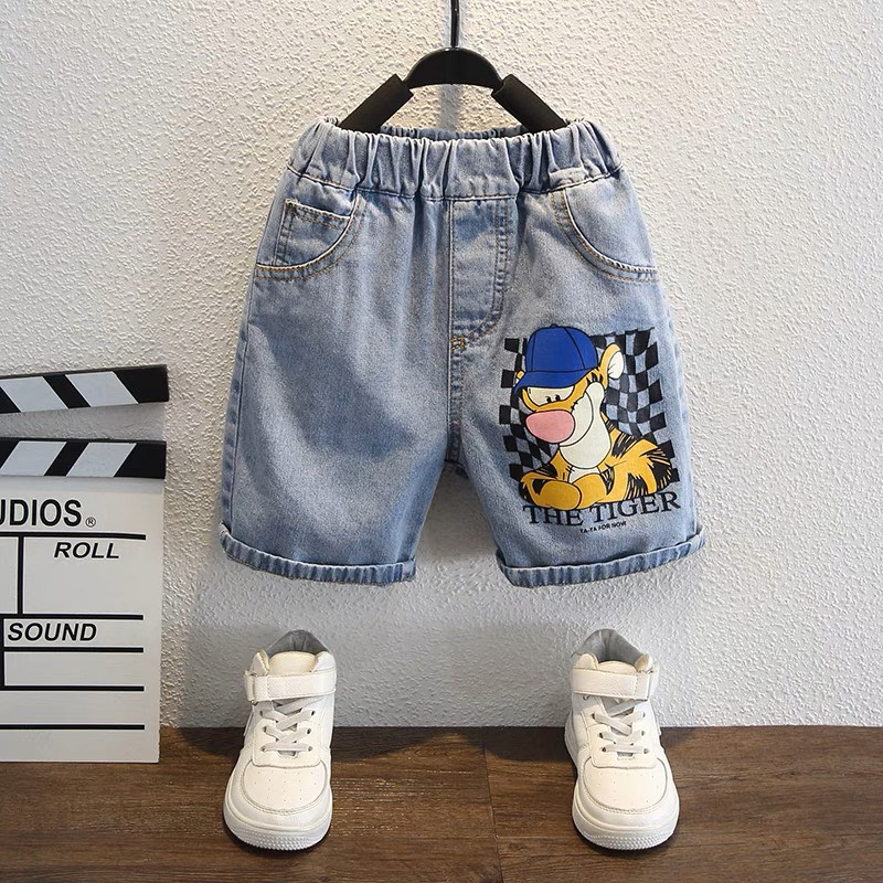 Quần sooc jeans THE TINGER nổi bật phong cách cho bé trai  SHOP BÔM BÔM KIDS