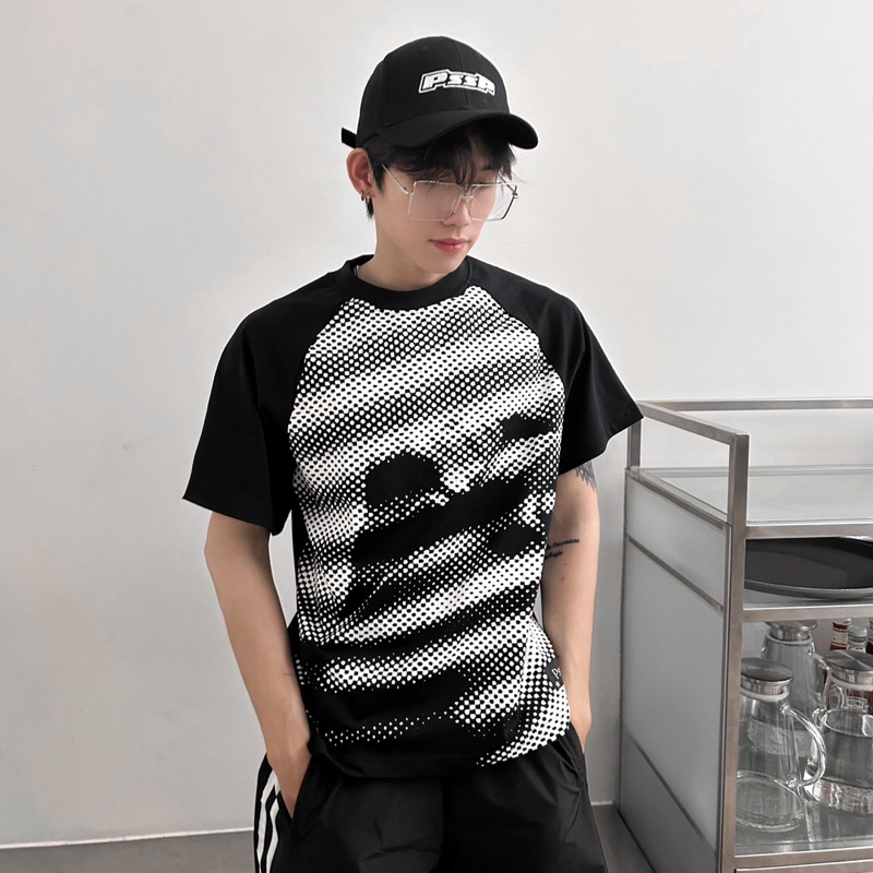 [Áo thun PssP form Boxy kiểu raglan  _ PssP.studio]