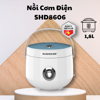 Nồi cơm điện 1.8L SUNHOUSE SHD8606 - Bảo hành chính hãng 12 tháng