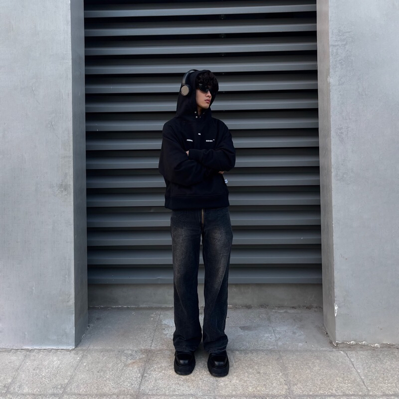 ÁO HOODIE RAGLAN SEEVEN BASIC - SS FORM BOXY