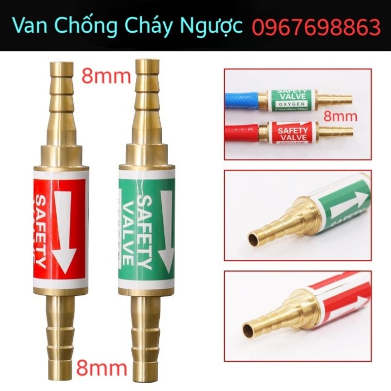 ( Khuyến Mãi Tặng Kèm 10+1 ) Van Chống Cháy Ngược Hàn Cắt Gió Đá