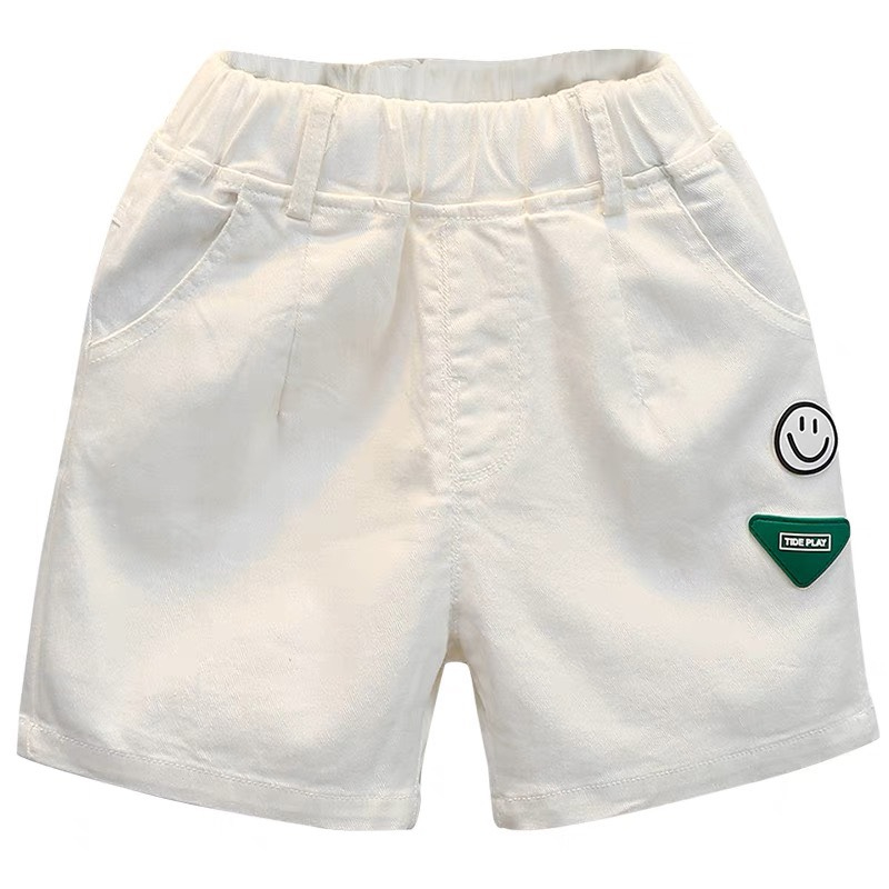 Quần sooc jeans màu trắng phong cách phương Tây cho bé trai  SHOP BÔM BÔM KIDS
